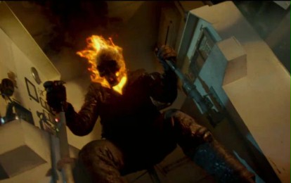 Ghost Rider 2 - Fragment Ghost Rider pod ostrzałem