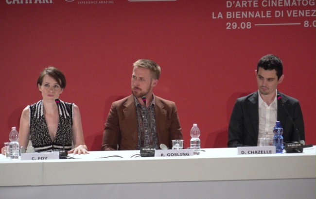 Ruszył 75. MFF w Wenecji. Gosling na konferencji "Pierwszego człowieka"