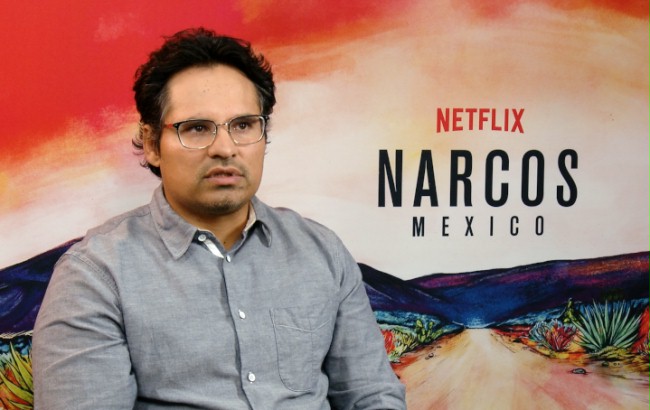 Diego Luna i Michael Peña o serialu "Narcos: Mexico"